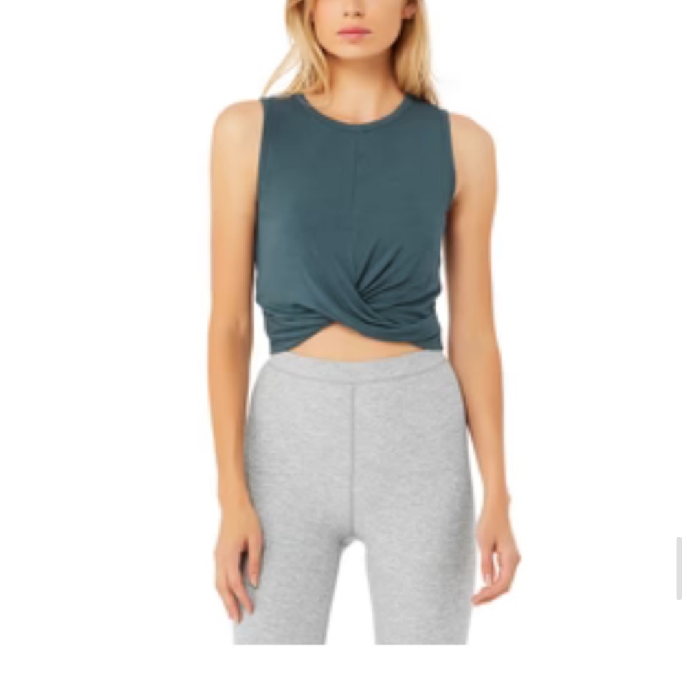 ALO Yoga Cover Tank - Teal